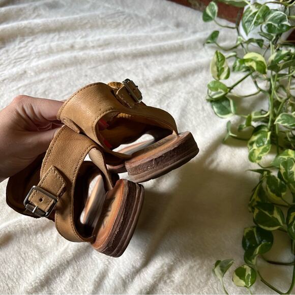 Miz Mooz Fifi Tan Leather Embellished Sandals - Picture 8 of 11